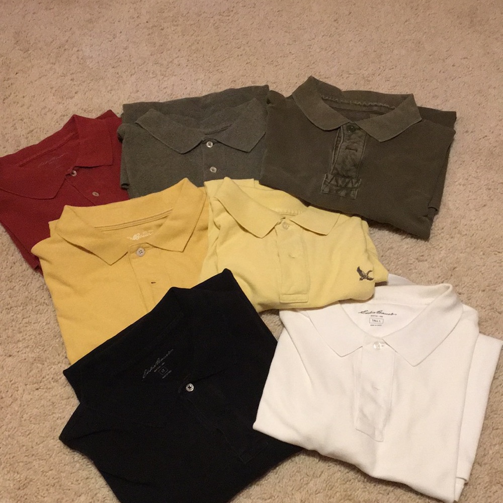 Men's EDDIE BAUER pollo style shirts